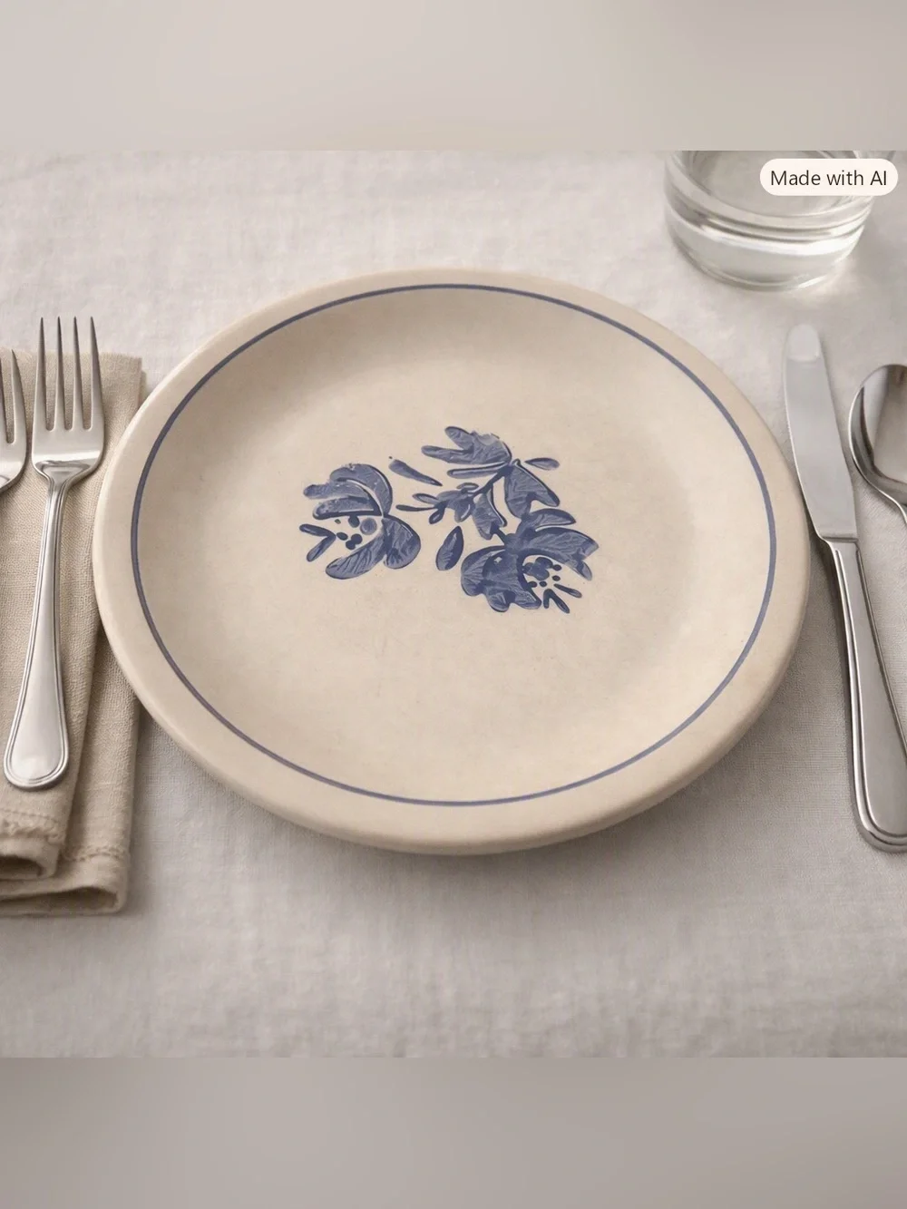 Pfaltzgraff Yorktowne Stonewear Vintage 70s Dinner Plate